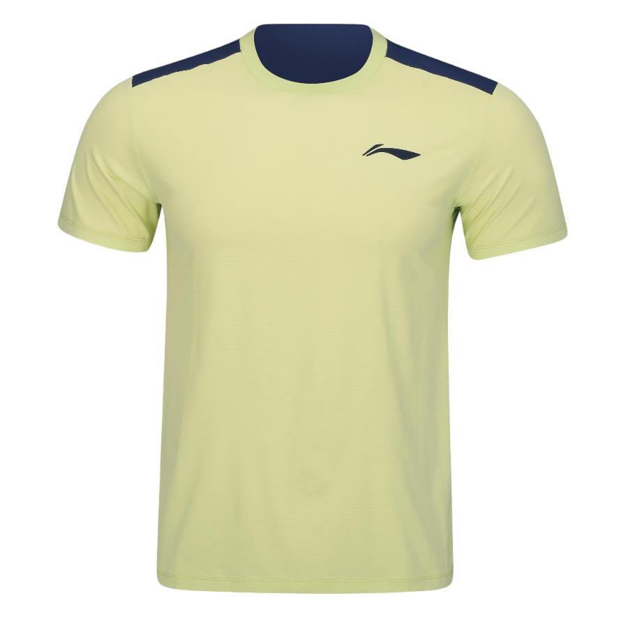 Li Ning Tennis Collection Tennis Top Men s Butterfly Pink Green AAYV141-3 2XL