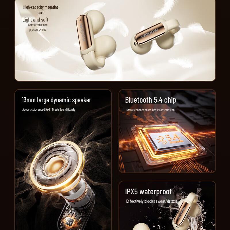 WOPOW OWS Open-Ear Wireless Bluetooth Headset