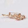 Women Elegant Peacock Brooches Fashion Shimmer Breastpin for Wedding Party