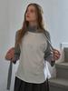 OVT-U Cozy Mellow Charm Raglan Top_Gray