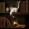 Traceless Wall Hanger Cute Decorative Hook Cartoon Animal Cat-Shaped Wall Hook  Kitchen Wall