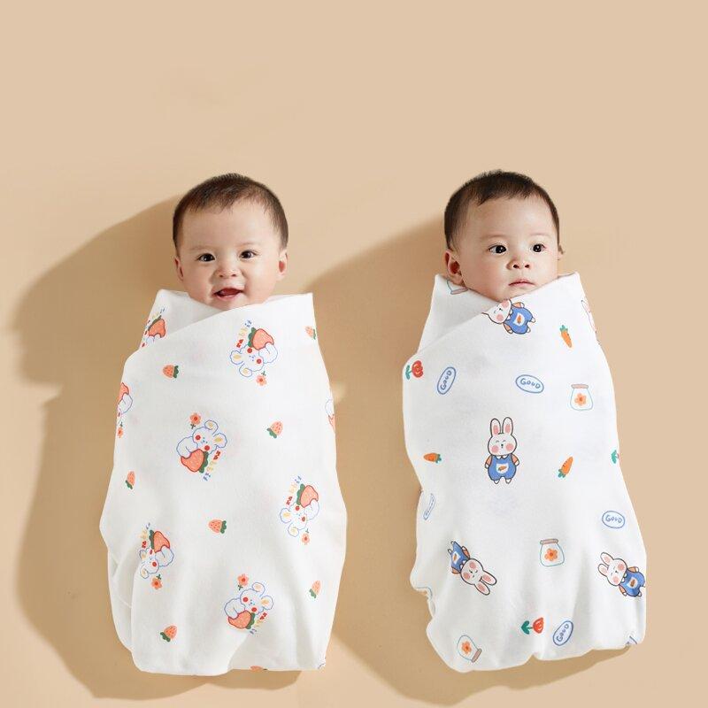 Newborn Baby Wrapping Delivery Room Wrapping Cloth Cotton Spring and Autumn Baby Hugging Quilt Wrapping Swaddling Anti-startle