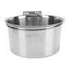 Dog Crate Bowl Large Capacity Stainless Steel Hanging Pet Cage Water Bowl for Dog Cat Cage Crate