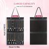 Felt Jewelry Hanging Organizer Wall Mounted Necklaces Earrings Large Capacity Storage Holder Women Girls Bedroom Door Back Rack