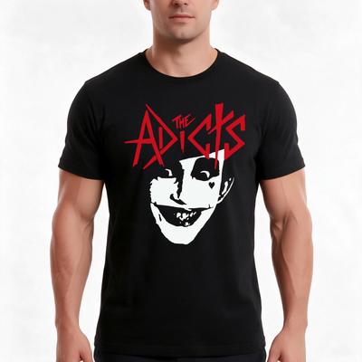 The Adicts Vintage Punk Tshirt Summer Casual Cotton Tee Oversized Streetwear Tops Vintage Graphic Print Unisex Unisex Unisex