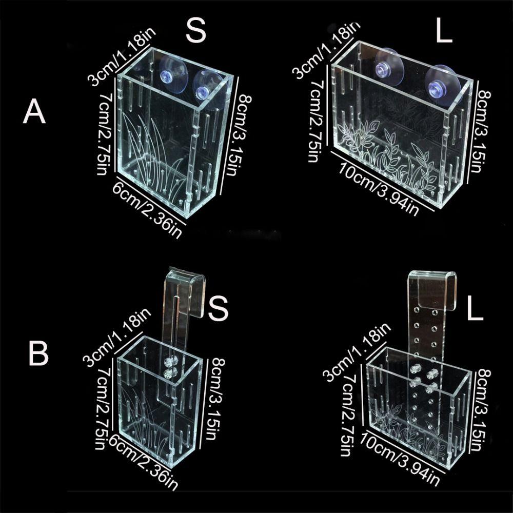 Wall Hanging Aquarium Plants Cup Floating Fish Tank Planting Cup  Emersed Plants