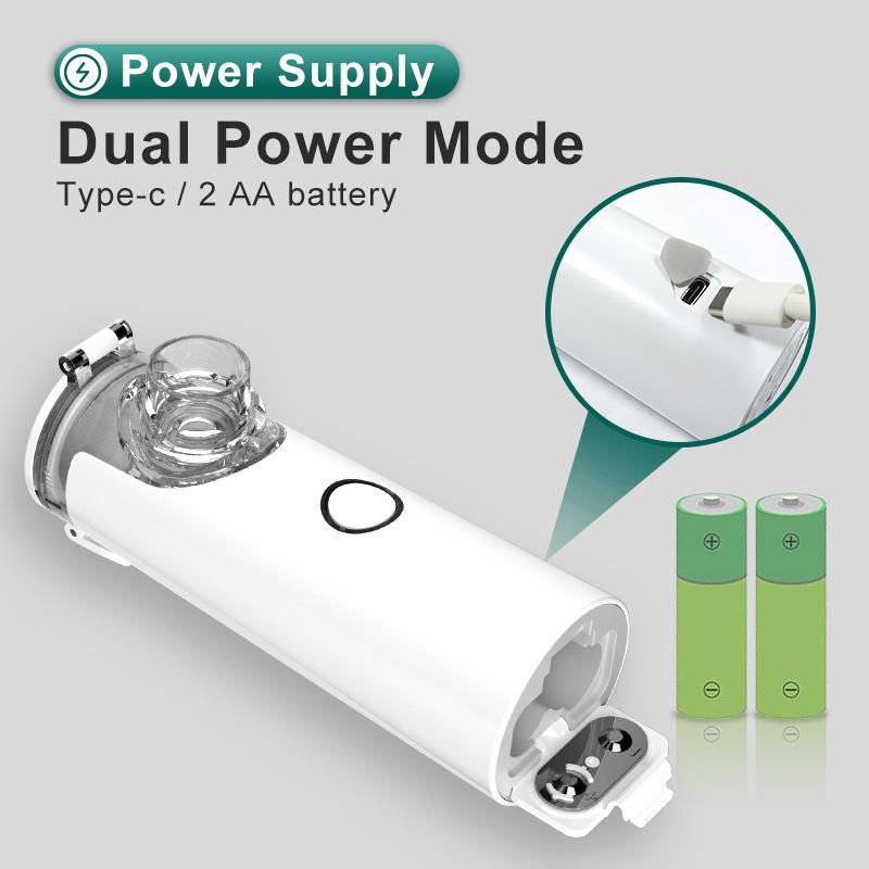 Portable Handheld Mesh Nebulizer for Kids and Adults Quiet Home Use