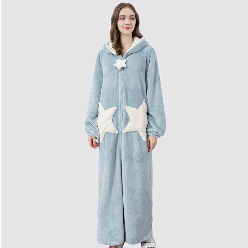 OEING Star Coral Fleece Robe