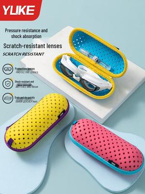 YuKe Portable Goggle Storage Box: Anti-Drop, Breathable, Anti-Scratch Lens Case - Professional Diving Gear for Men and Women