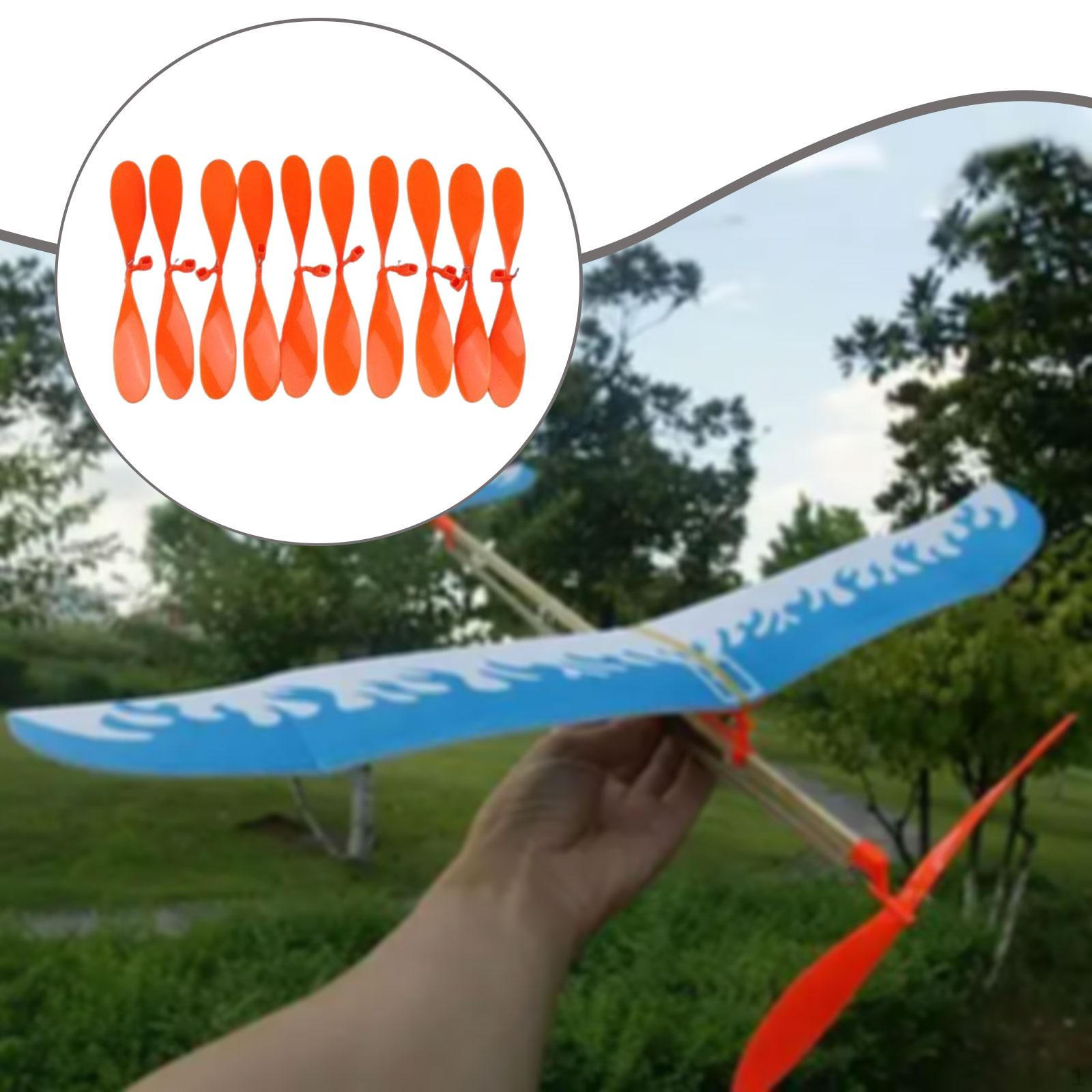 

10Pcs RC Airplane Propellers Accessories Easy to Install Practical Spare Parts Replacement Model