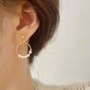 Love Earrings, Pearl Rings, Simple Temperament, Women's Small Earrings, Sweet