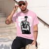 2026 New Model Rapper 50 Cent Graphic Tshirt Retro And Fashionable Hiphop Shortsved Summer Fashion Printed 100 Pure Cotton