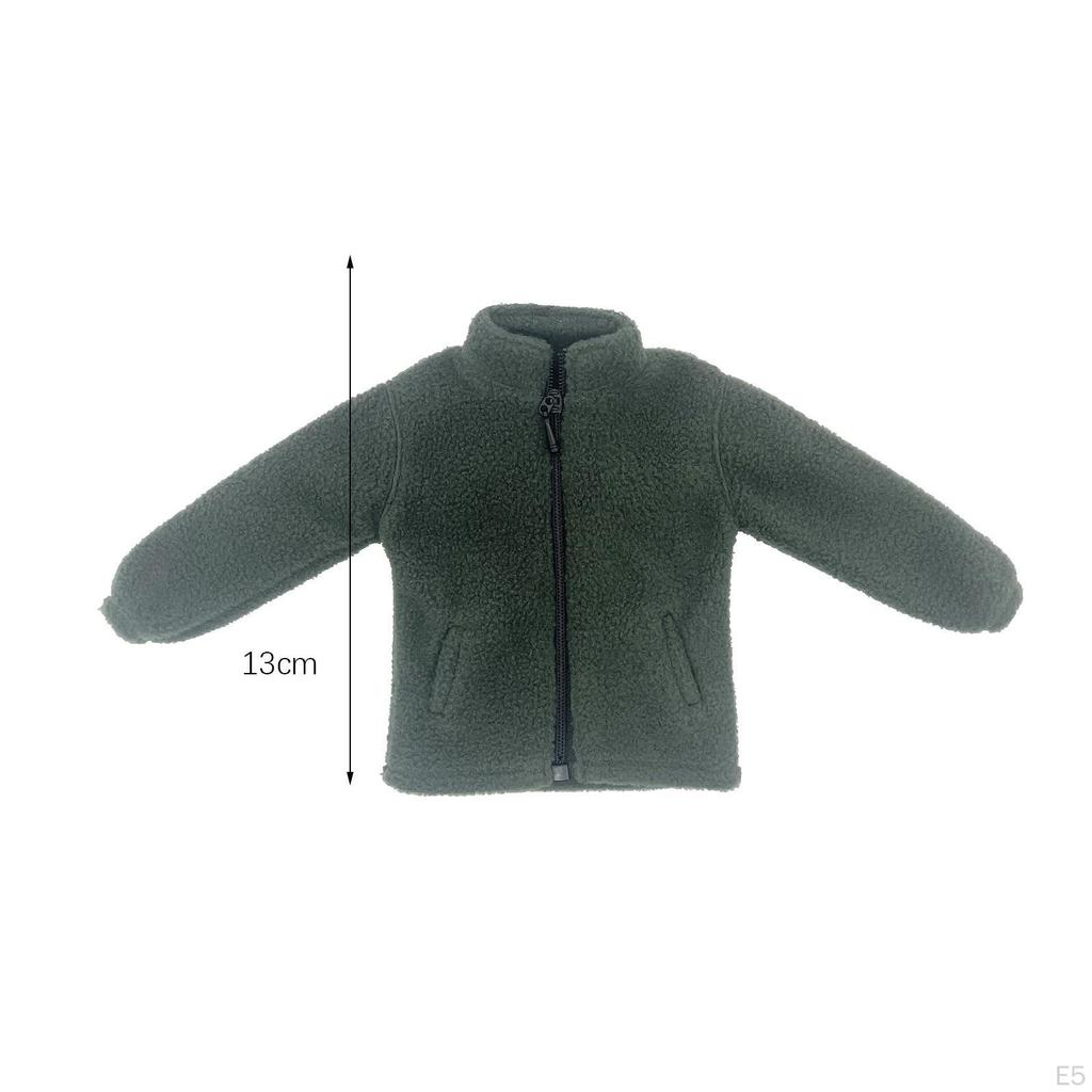 1/12 Male Coat Figure Costume Dolls Dress up Accessory Fashion Jacket Miniature Soldier