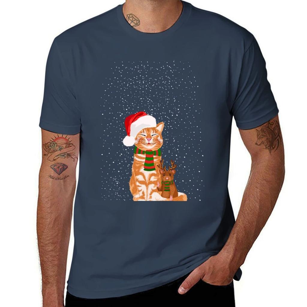 Christmas Buddies Tshirt Big Size Crew Neck Tshirt