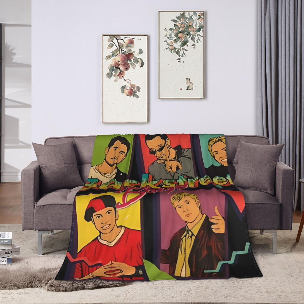 BSB Backstreet Boys Band Blanket Quality Warm Soft  Throw Blanket Autumn Decorative Living Room Funny Bedspread