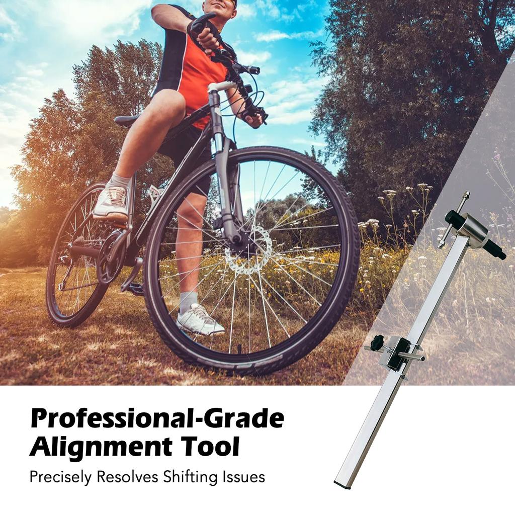 Bicycle Derailleur Hanger Alignment Tool Stainless Steel Rear Derailleur Adjuster Mountain Bike