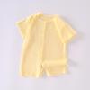 Newborn Summer Mesh Jacquard Cotton Romper - Breathable Class A One-Piece Suit