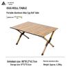 Outdoor Portable Aluminum Roll-up Camping Table