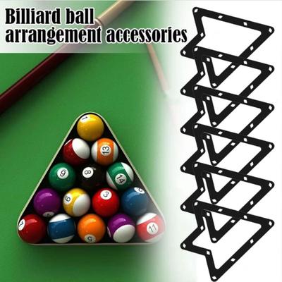Reusable Billiard Table Magic Sticker Triangle Billiard Rack Sheet International Competitions