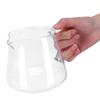 Transparente Tasse Hochborosilikatglas Kaffee Sharing Tasse Verbrühschutz zum Teetrinken(400ml )