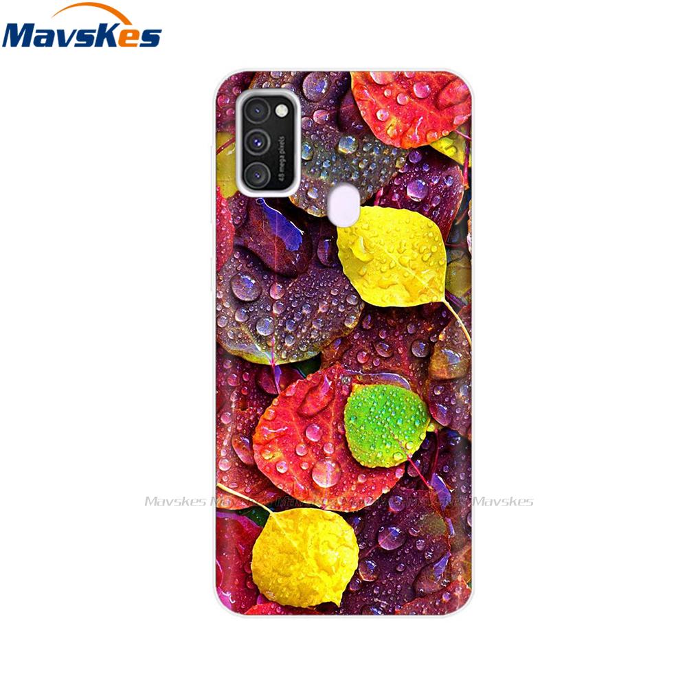 For Samsung Galaxy M21 Case Back Cover Soft Silicone TPU Phone Case For Samsung Galaxy M20 M21 M30 M30s M31 Case Cover Bumper