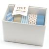 Kamoi Kakoshi Masking Tape Mt Gift Box 15mm X Set of 5 MT05G014 Grayish, 7m, Rolls,