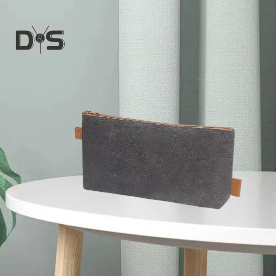 Geantă de depozitare a sculelor Pânză ceară udă rezistentă, portabilă, multifuncțională, cu fund plat, instrumente, gadgeturi, pungă organizatoare, consumabile pentru exterior