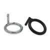 Penis Clasp Chastity Lock Accessories Black/Silver round Cage Matching Use Adult Sex Product Toys