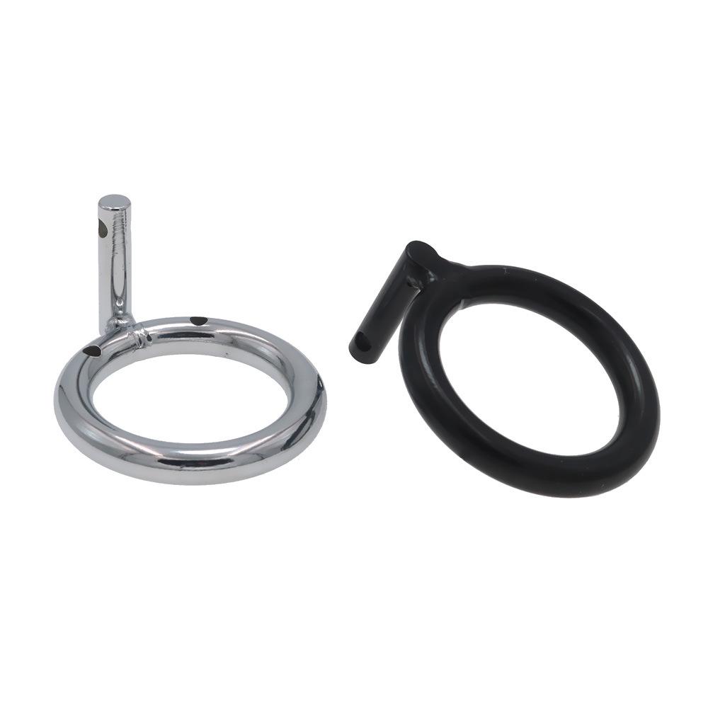 Penis Clasp Chastity Lock Accessories Black/Silver Round Cage Matching Use Adult Sex Product Toys