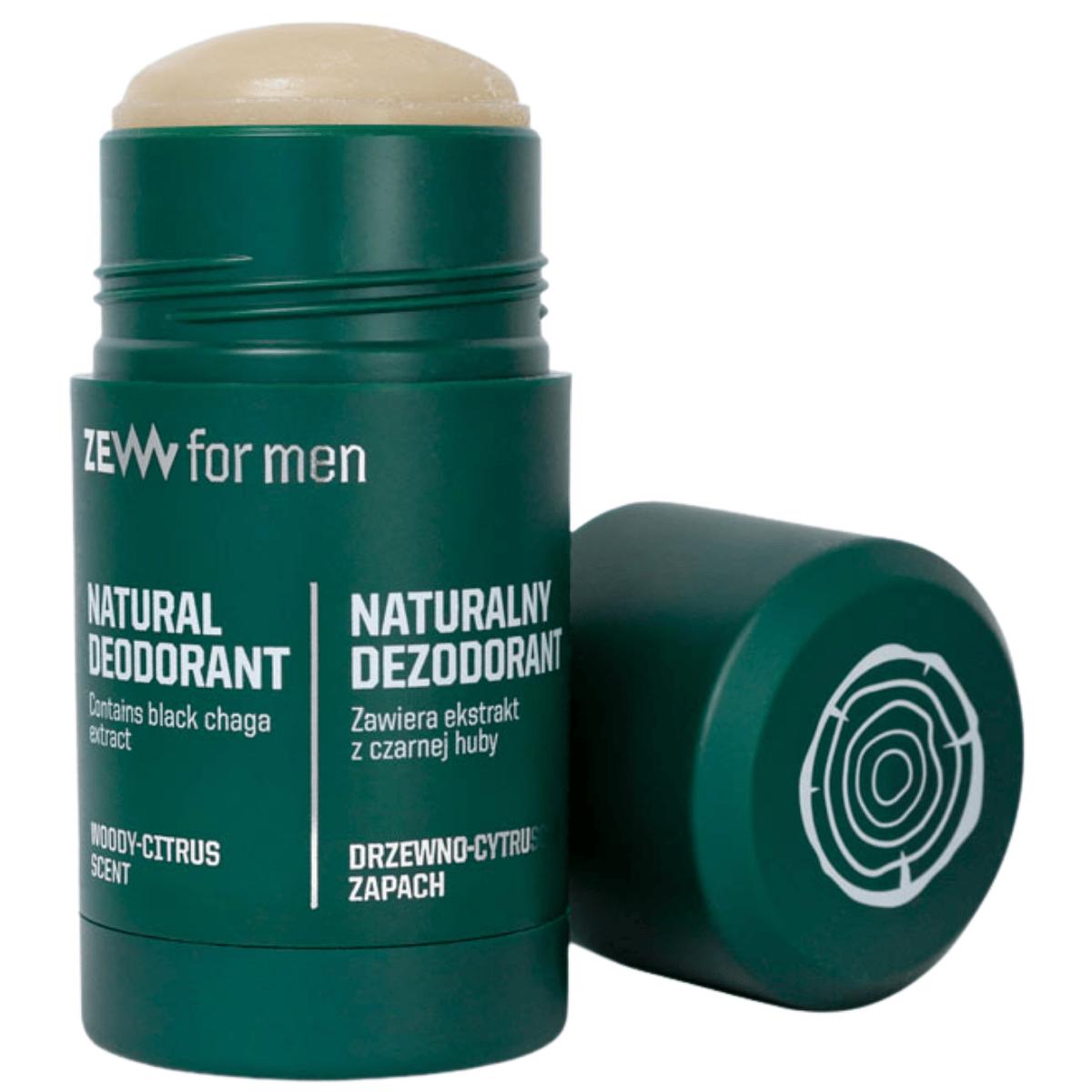 

ZEW - naturalny dezodornat z czarną hubą dla mężczyzn, 80 g