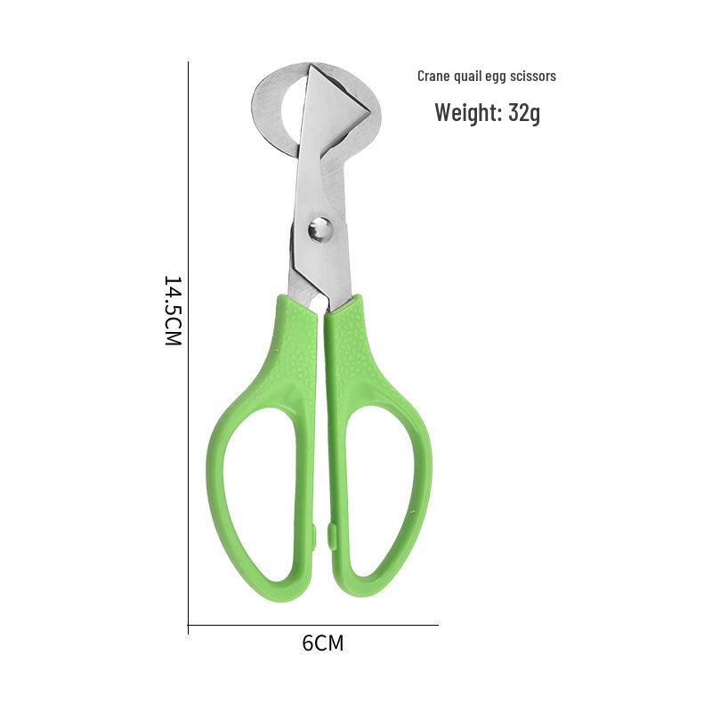 Stainless Steel Quail Egg Opener Scissors - Eggshell Cutter and Kitchen Shears