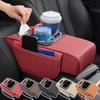 Armrest Box Heightening Pad Multi-function Car Armrest Box Interior Accessories Cup Car & Holder Tissue Storage V4U5