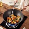 COOKER KING 30cm Forged Titanium Wrought Iron Wok