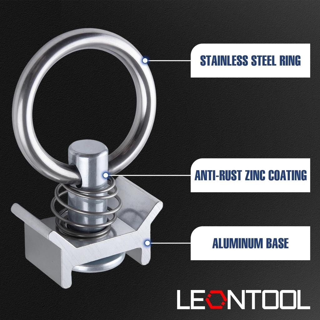 LEONTOOL L Truck Fitting, Set of 12, Single Stud Fitting,