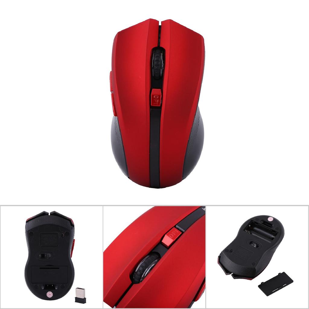 2.4GHz Wireless Portable Optical Gaming Mouse Mechanical Mouses For Computer games Black