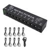 Universals Multiple Output Guitar Pedal Power Supply Light weight Compacts Overheat Protection for Homes Studio