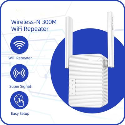 Repetidor WiFi sem fio Extensor Wifi Ultraboost Amplificador Wifi Repiter de longo alcance 300M Ponto de acesso Wi-Fi Booster