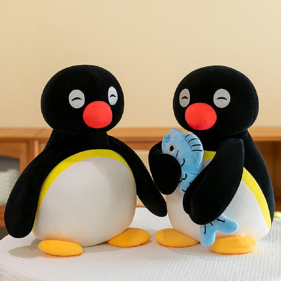 Pingu Plush Playthings Doll Cute Anime Model Desktop Ornaments Collection Plushine Doll Toy Figurine For Kid Birthday Gift