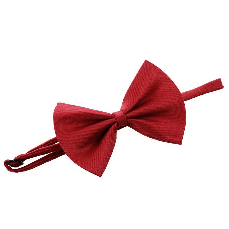 ABUL-3X Cat Adjustable Collar Pet Bow Tie Pet Dog Necktie Bow Tie Puppy Accessory Cute Wine Red