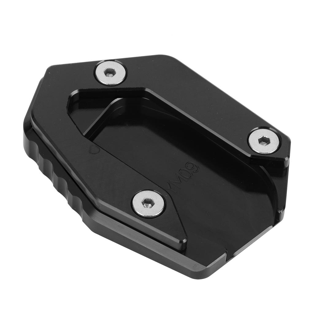 Parking Kickstand Extension Pad AntiSlip Side Stand Support Fit for Yamaha MT 09 FZ 09 FJ 09(Black )