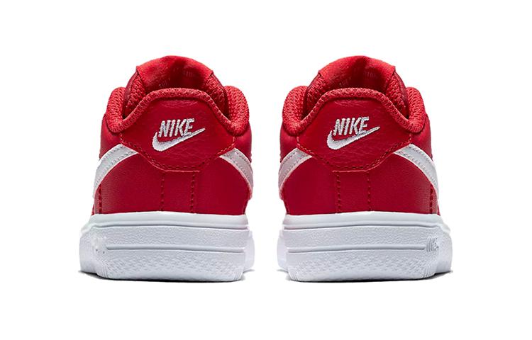 Nike Air Force 1 18 Low Top Skateboard Shoes Red White Infant And Toddler 905220-601
