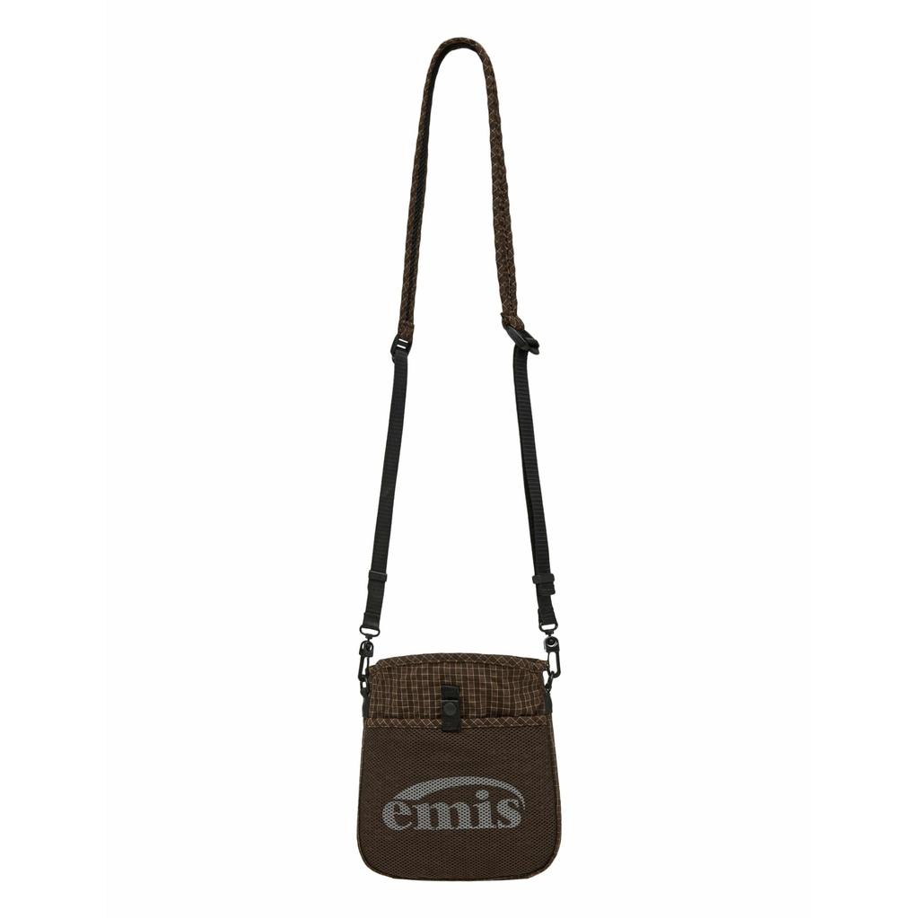 [EMIS] PACKABLE CHECK SACOCHE - 3 Colors (Beige / Black / Brown)