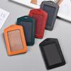 Genuine Leather ID Badge Holder for Work