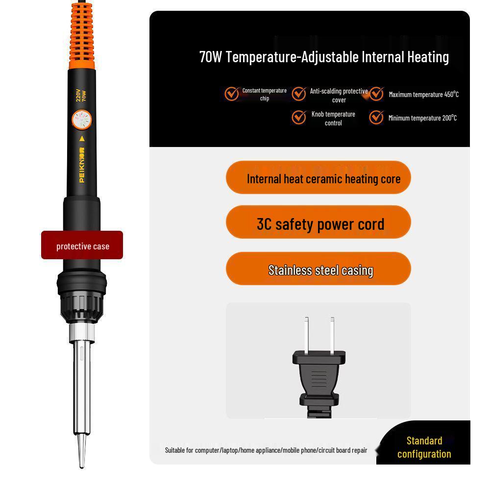 

Набор паяльника с регулируемой температурой и цифровым дисплеем - Мощный инструмент для ремонта