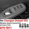 Car Window Switch Control Panel Covers Trim for Changan Deepal S05 Interior Accessories 2024 2025