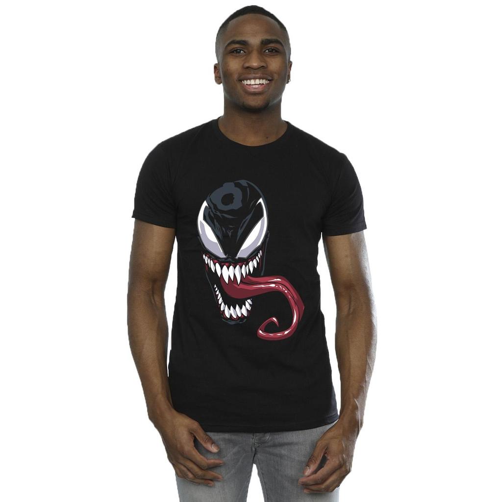 Marvel Mens Venom Face T-Shirt