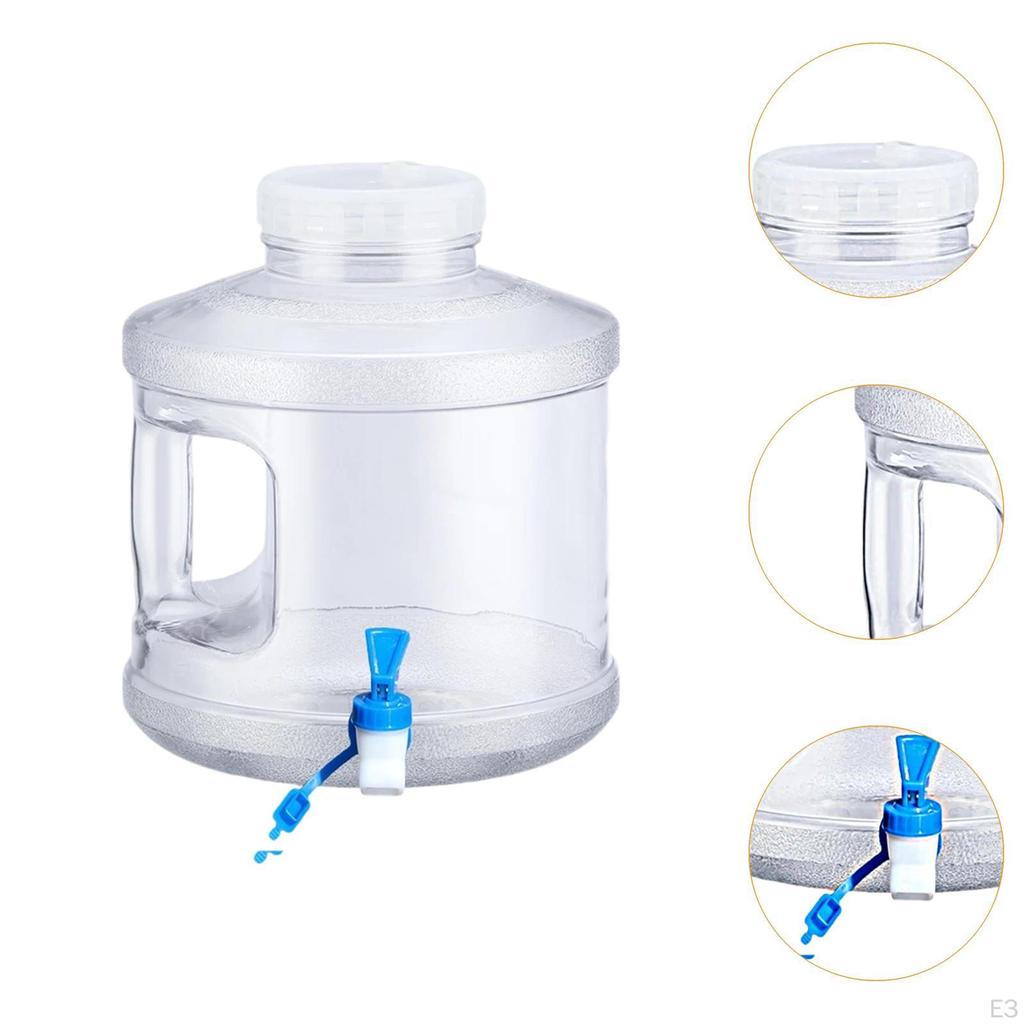 Camping-Wasserbehälter, Wasserspeicherkanister mit Hahn, Wassertank Notfall