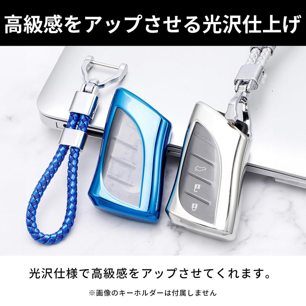 VERISSY UX ES LS RZ Smart Key Case for Lexus Lexus LX NX LC Luxury Stylish Smart Key Cover, Black