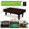 Pool Table Cover, Designed for 7/8/9 Inch Pool Tables, Made of Durable 210D Polyester Oxford Cloth Dust Cover