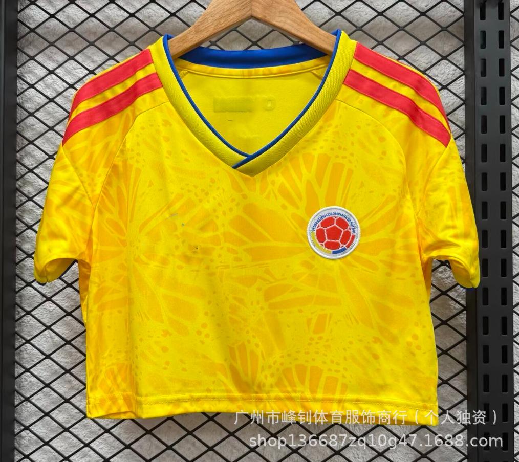 2026 Weltcup Trikot Damen Fußballtrikot Cheerleader Kurzarm Brasilien Mexiko Argentinien Deutschland Großhandel